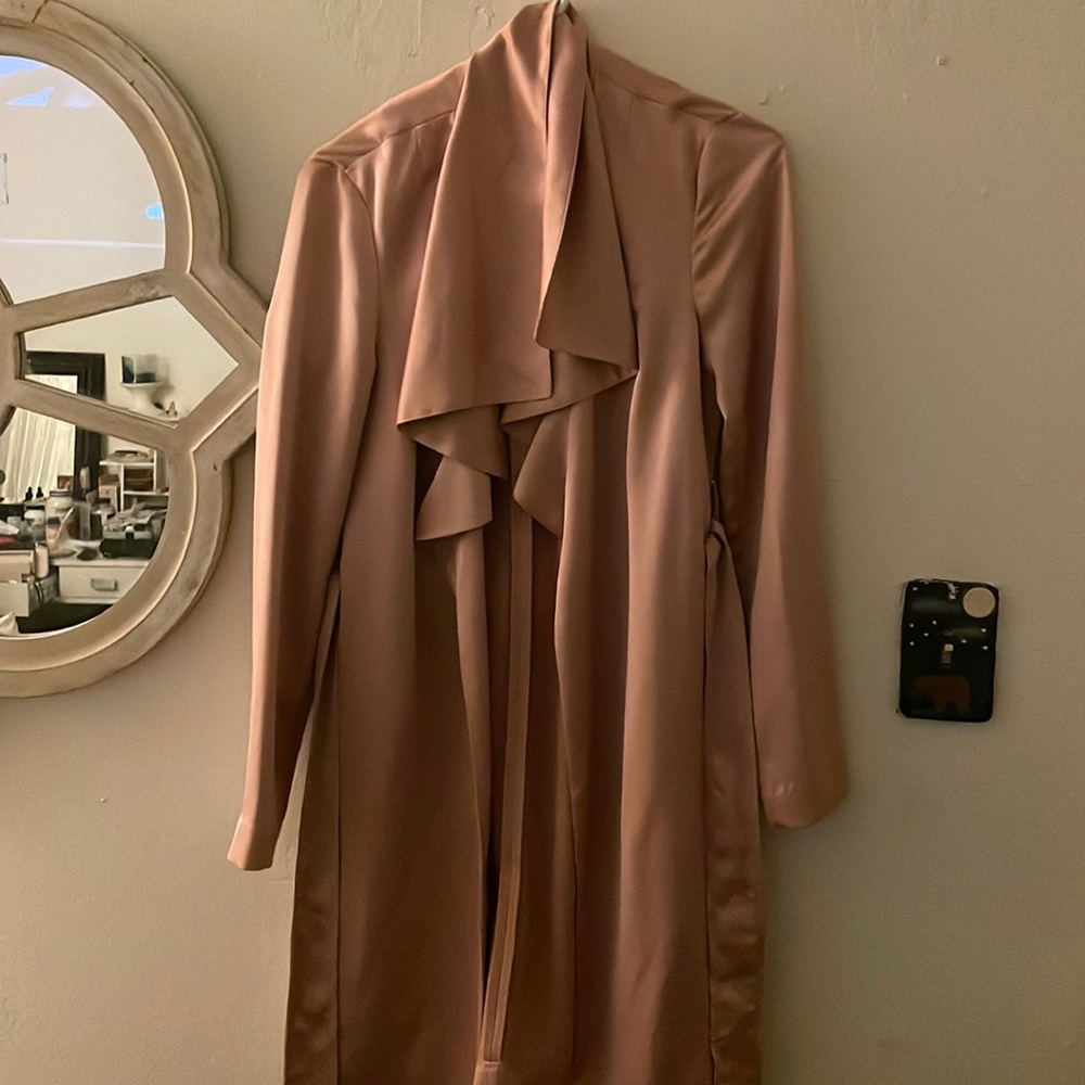Blush pink coat